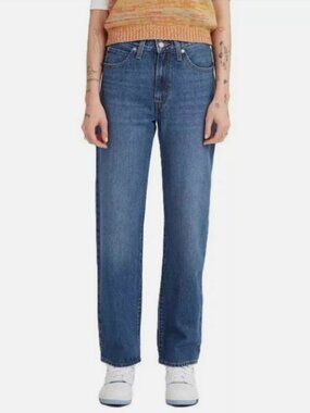 Levi's® Women's Mid-Rise '94 Baggy Straight Jeans - Indigo Worn In 24 x 31